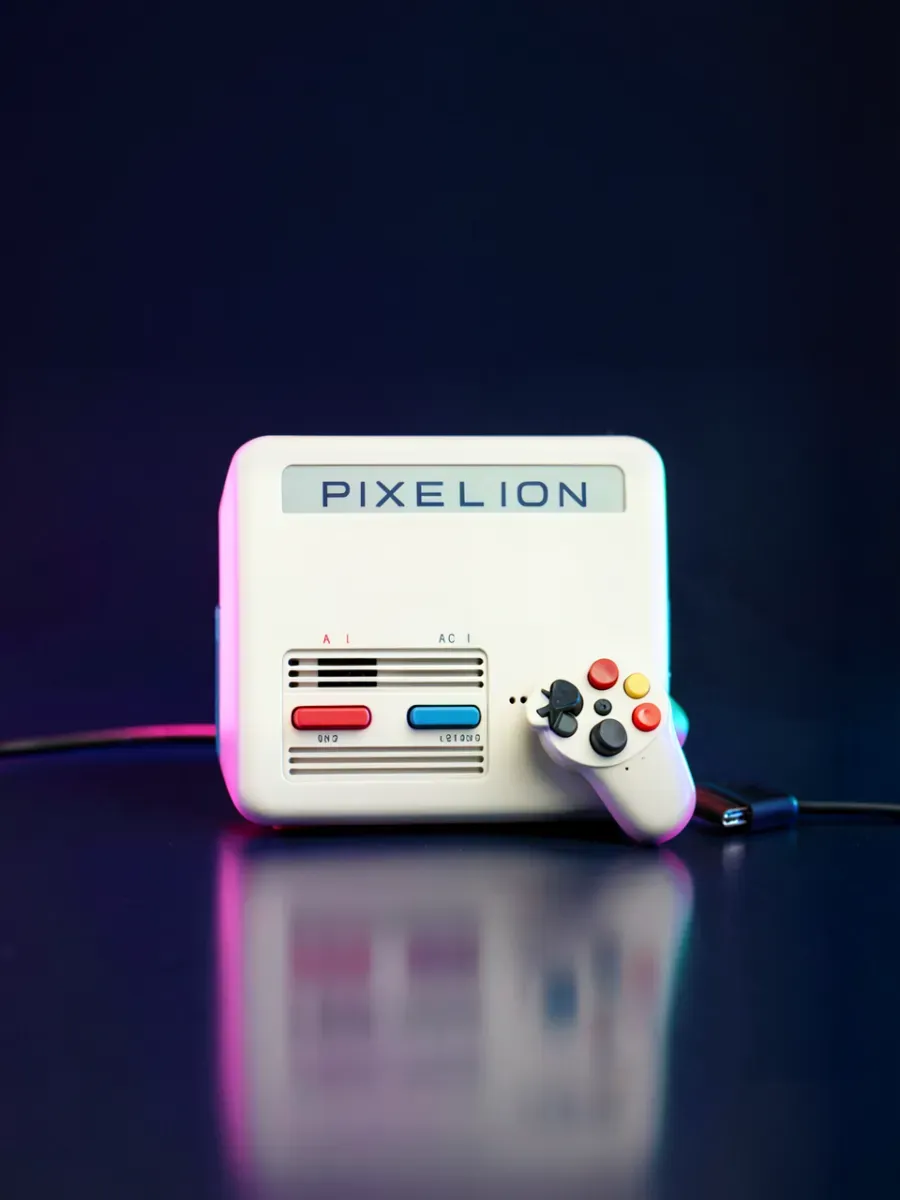 Pixelion Micro — Mini Console with 30 Games